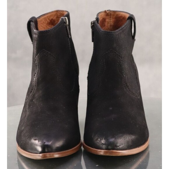 Frye Reina $220 Women's Side Zip Booties Boots Size 10 M Suede Black - Picture 3 of 13